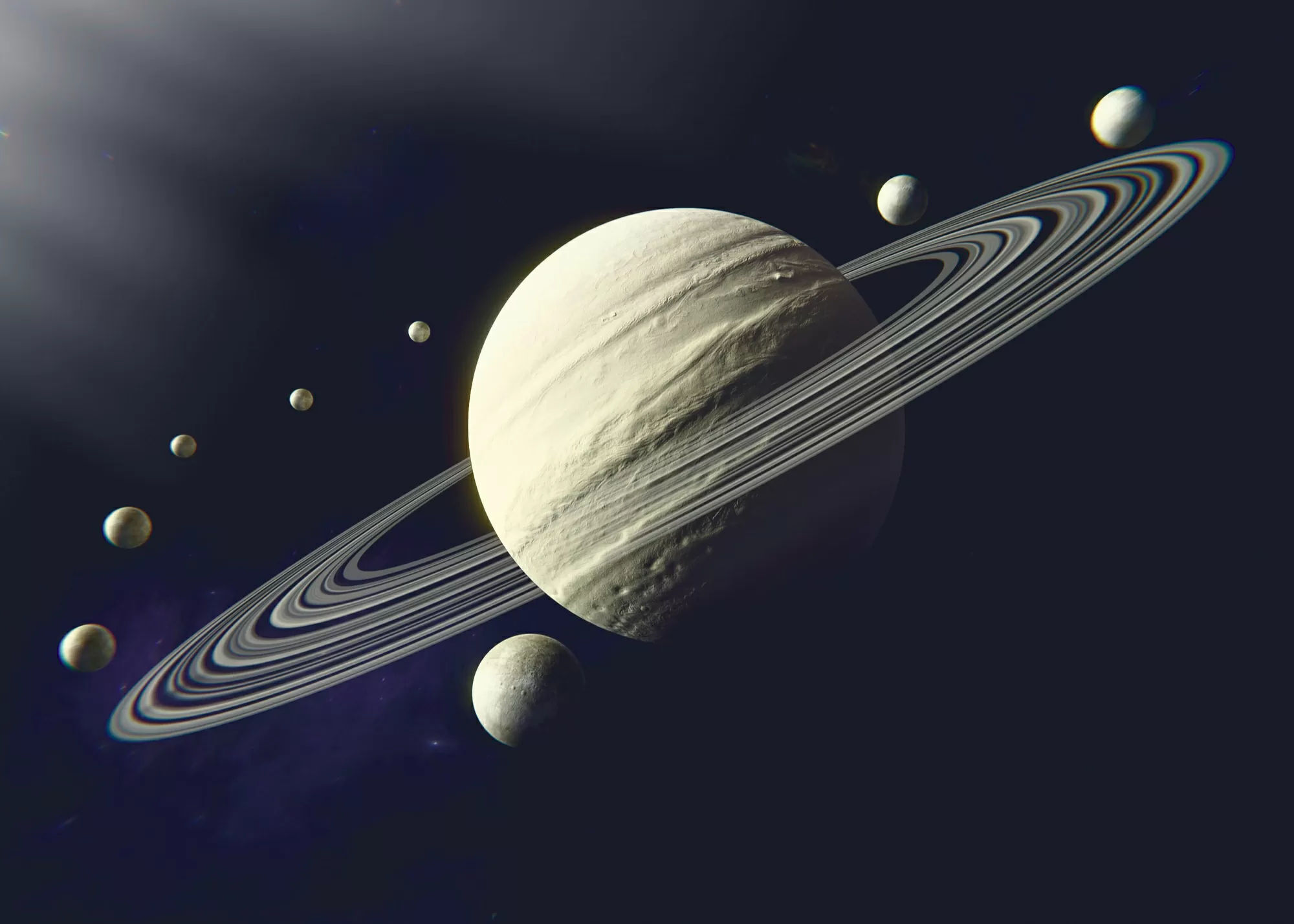 Saturno sole temperatura