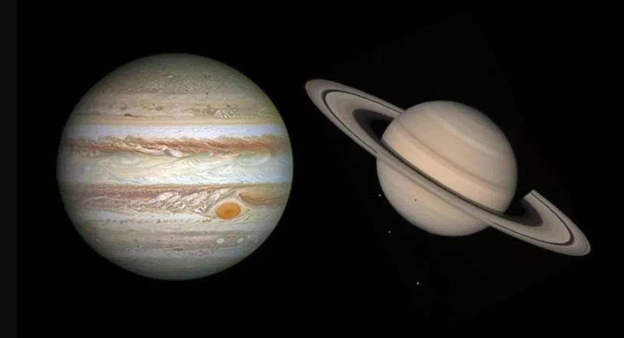 Saturno supera giove