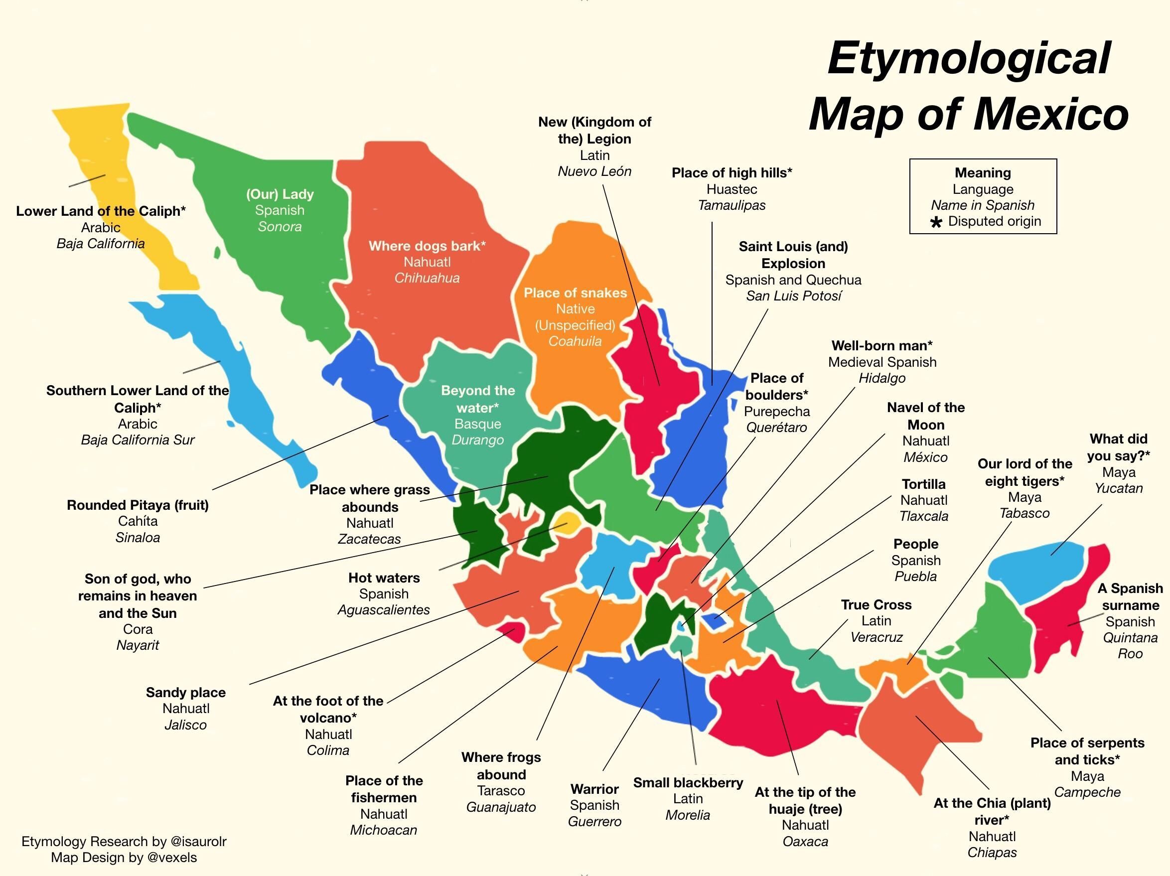 Mappa Messico